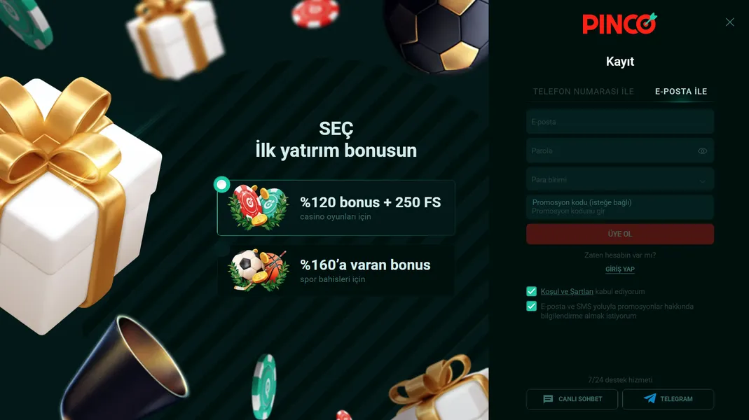 Pinco APK ile mobil uygulamada hesap oluşturma rehberi